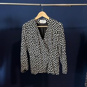 80’s Black & White Blazer